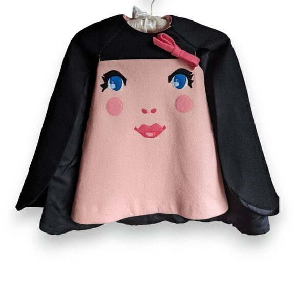 Little Goodall Girls' Doll face wool cape coat size 3T - Picture 1 of 6